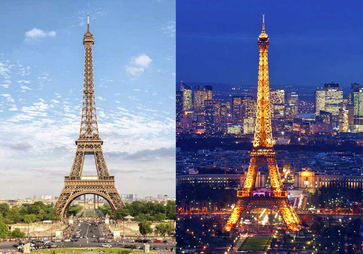 Chụp ảnh tháp Eiffel ban đêm trái phép có thể bị kiện ra toà