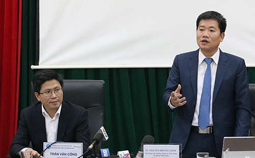 Ông Nguyễn Hoàng Linh thông tin về việc xây dựng tiêu chuẩn. Ảnh: Hán Hiển.