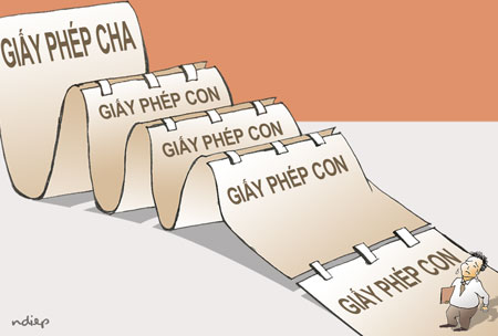 
Giấy phép con quá nhiều làm khó doanh nghiệp.
